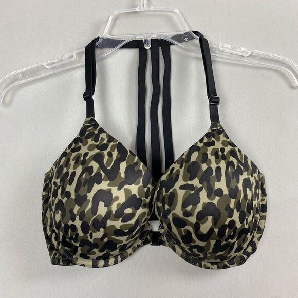 PINK Victoria’s Secret Wear Everywhere Strappy Back Push Up Bra 32DD - Picture 2 of 9